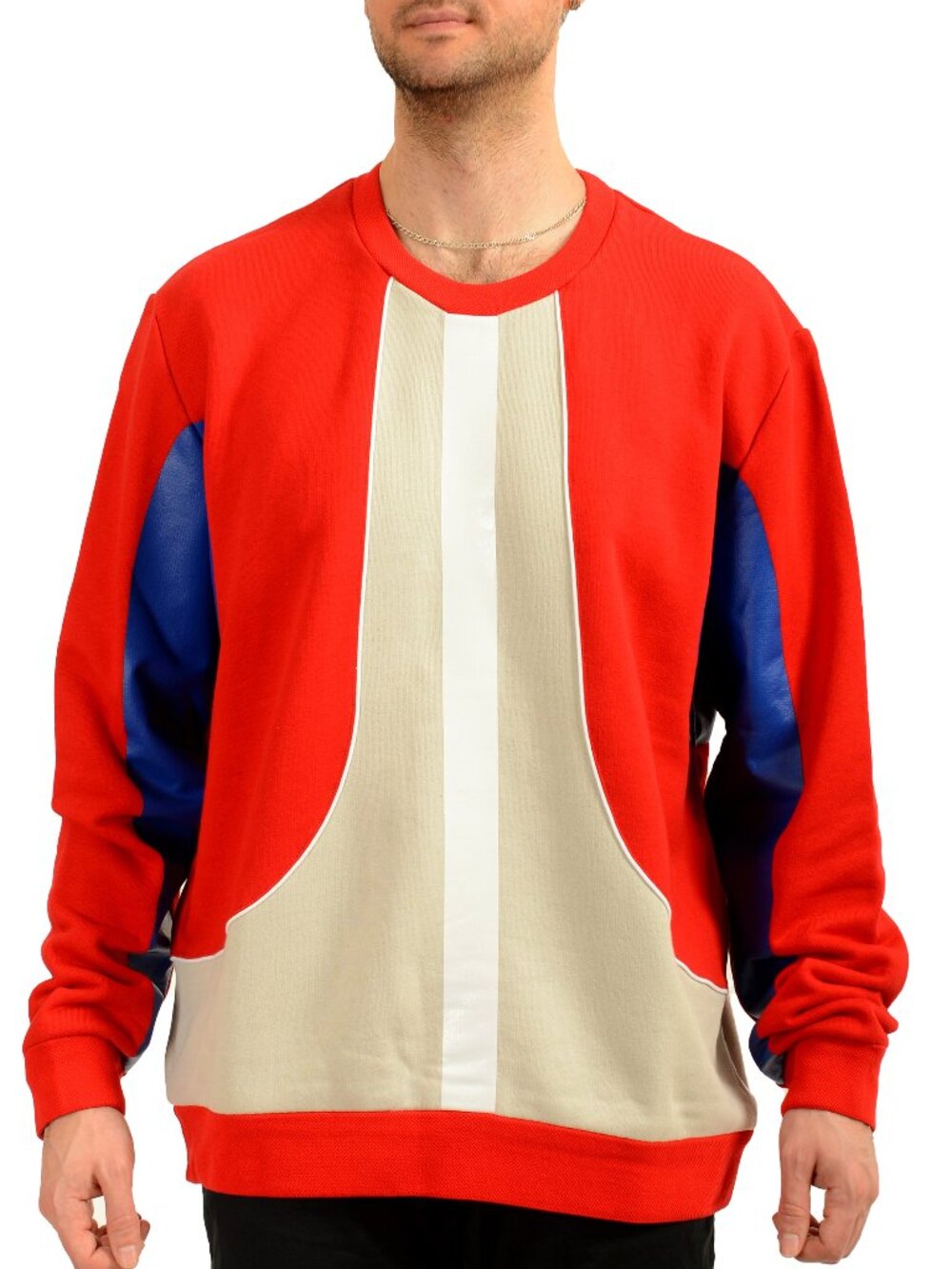 Scuderia Ferrari Men's Multi-Color Long Sleeves Sweatshirt Sweater US 3XL IT 58